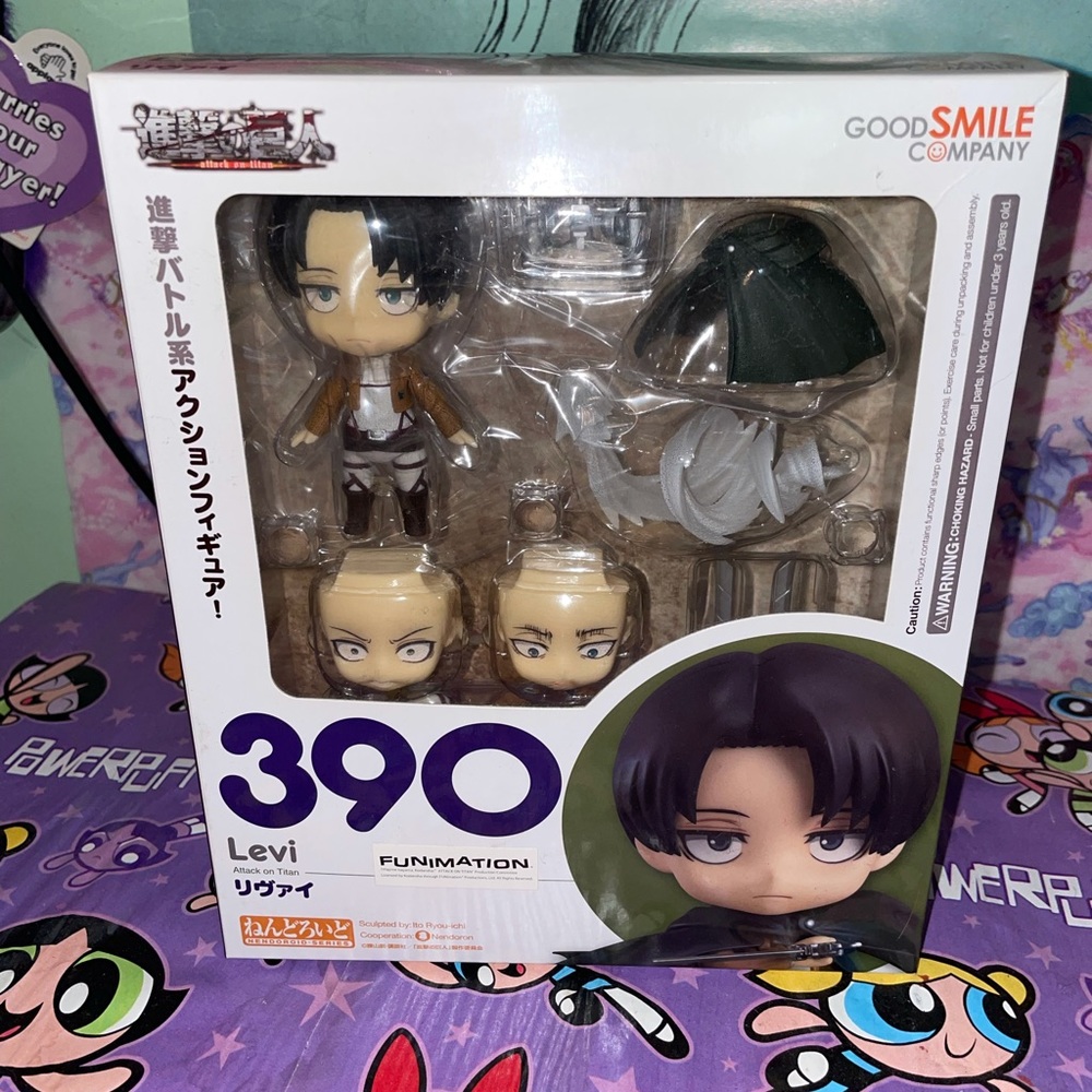Good Smile Company Attack on Titan Levi Ackerman Figure Nendoroid 390 FUNIMATION
